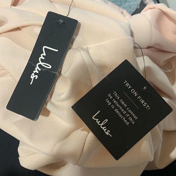 NWT Lulu’s Song of Love Blush pink Maxi Dress - Picture 6 of 8